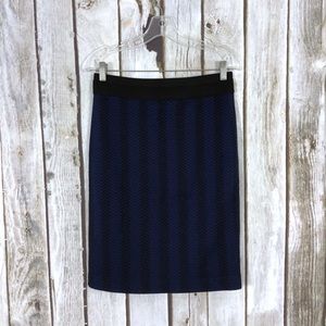 BCBGMAXAZRIA Monica Herringbone Pencil Skirt